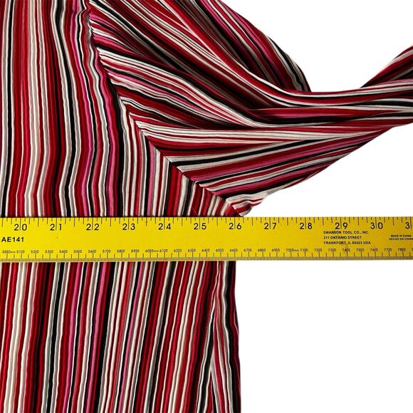 Cato Woman Size 22/24W Long‎ Sleeve Button- front Crinkle Polyester Top - Picture 7 of 9